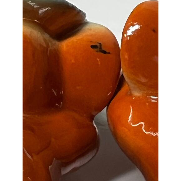 Vintage Tom & Jerry Cowboy Indian Salt Pepper Shakers Ceramic READ